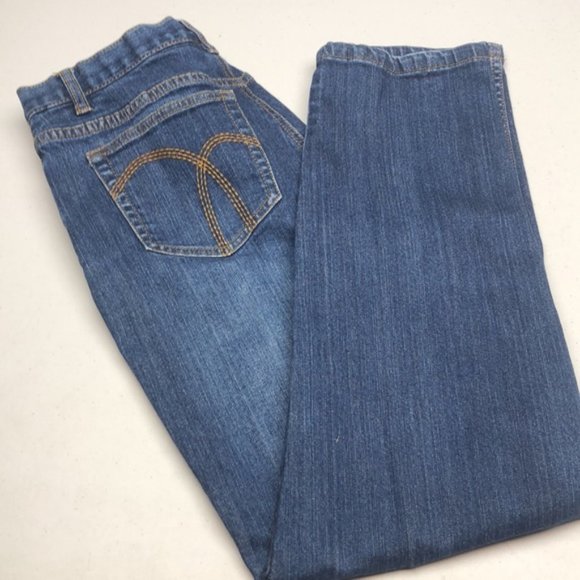 VINTAGE LIZ CLAIRBORNE CLASSIC STRAIGHT JEANS 8/29x29 ⭐️ - Picture 9 of 11